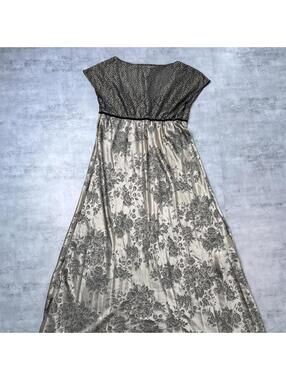 Vintage Valentino Intimo x Neiman Marcus Floral Silk Dress